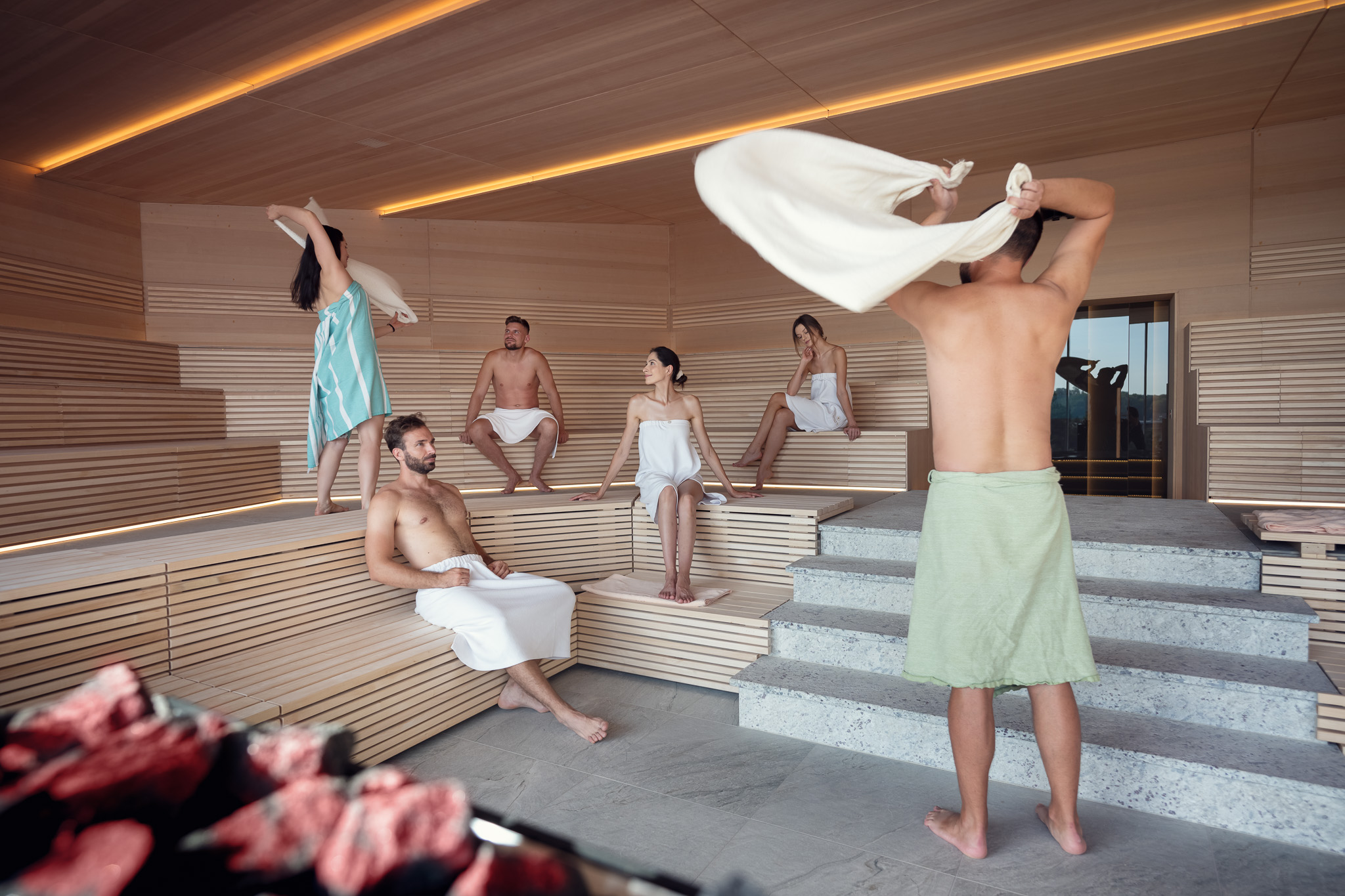 Zaproszenie na Noc Saunową dla pary